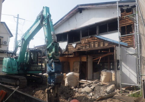 山鹿町借家解体工事