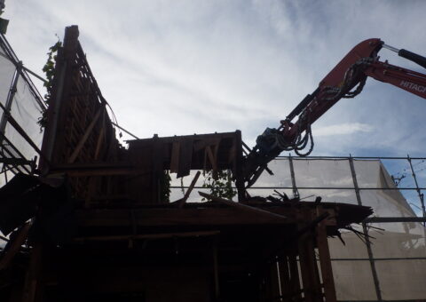 中町店舗2棟解体工事